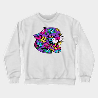 Panther flowers Crewneck Sweatshirt